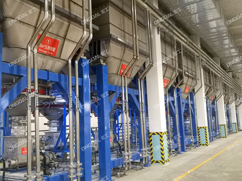 浙江某化工集团气力输送工程案例